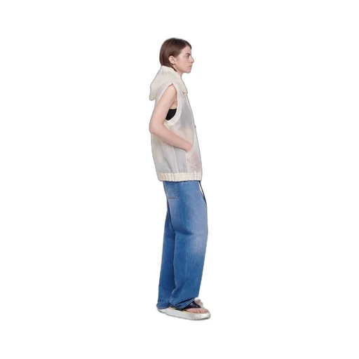 Plan C Hooded Zipper Vest