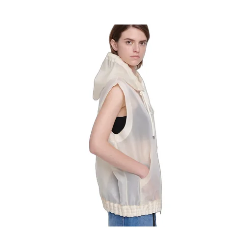 Plan C Hooded Zipper Vest