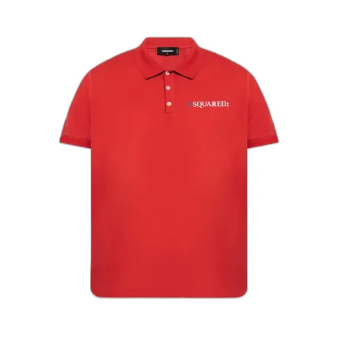 Dsquared2 Logo-Printed Short-Sleeved Polo Shirt