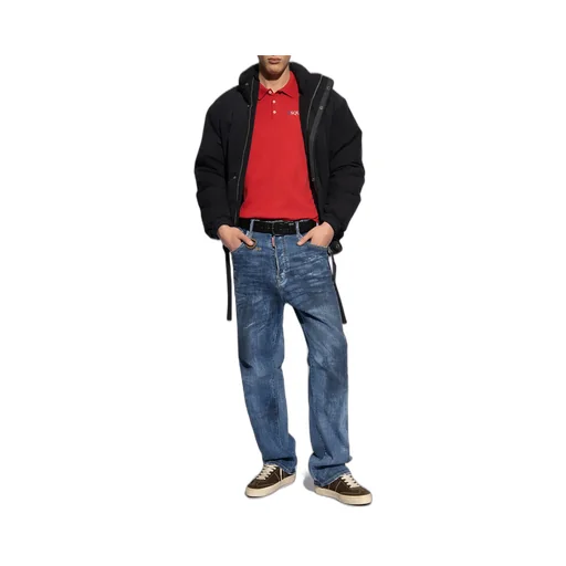 Dsquared2 Logo-Printed Short-Sleeved Polo Shirt