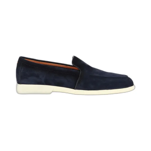 Santoni Malibu Almond Toe Loafers