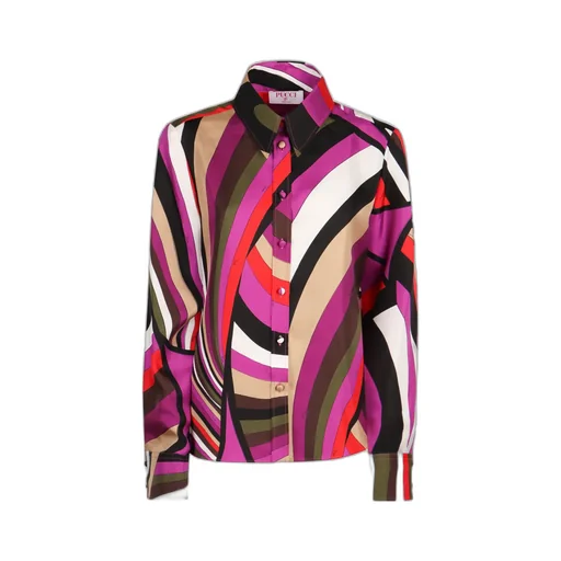 Pucci Iride Printed Long-Sleeved Shirt