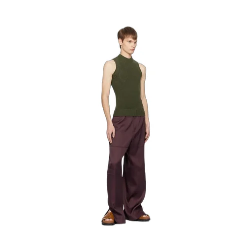 Round Collar Sleeveless Vest