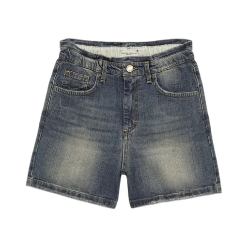 Golden Goose Kids Button Detailed Denim Shorts