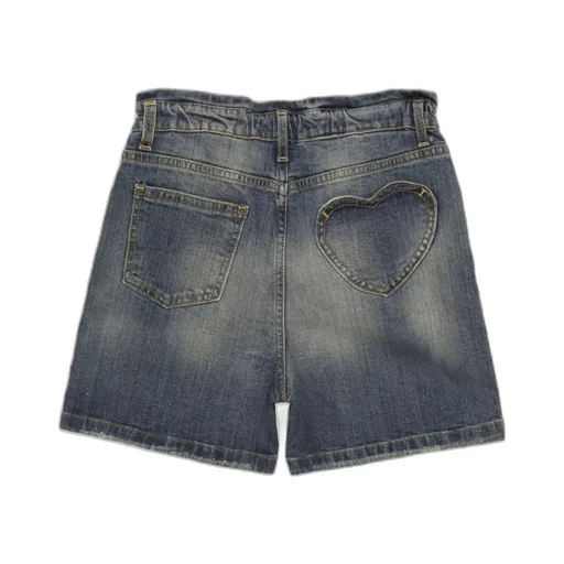 Golden Goose Kids Button Detailed Denim Shorts