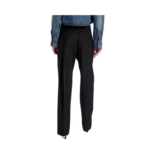 Victoria Beckham High Waist Twill Tapered Trousers
