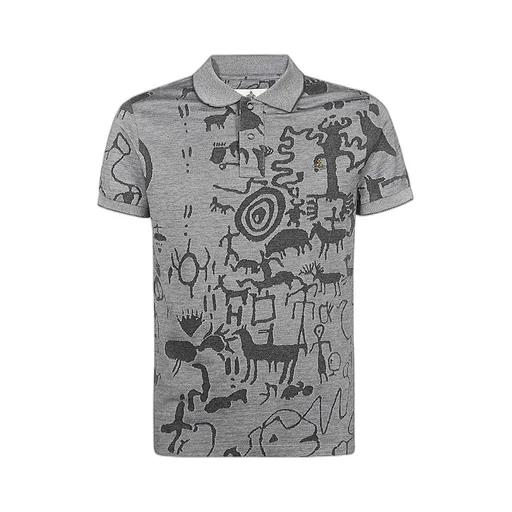 Vivienne Westwood Graphic Print Short-Sleeved Polo Shirt