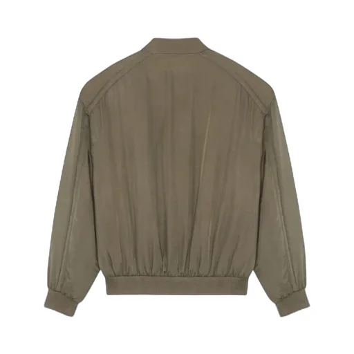 Saint Laurent Zp-Up Teddy Jacket