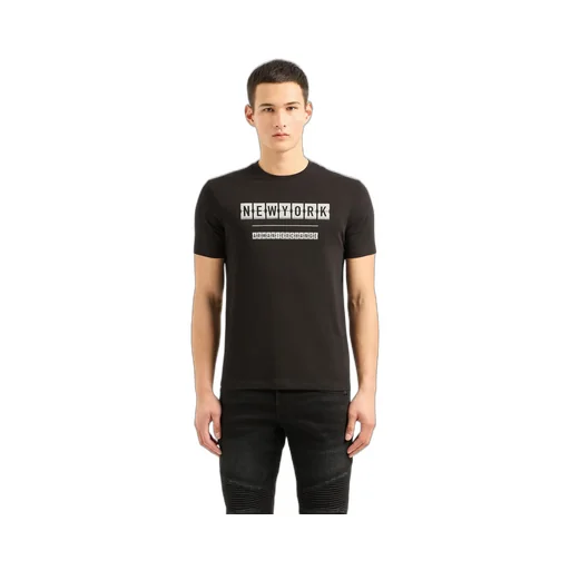 T-Shirt With Round Neck And Short Sleeves