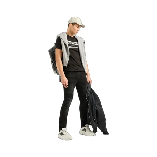 T-Shirt With Round Neck And Short Sleeves
