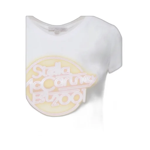 Stella Mccartney Logo Printed Crewneck T-Shirt