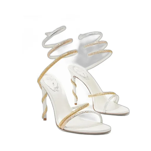 René Caovilla Margot Embellished Sandals