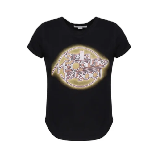 Stella Mccartney Logo Printed Crewneck T-Shirt