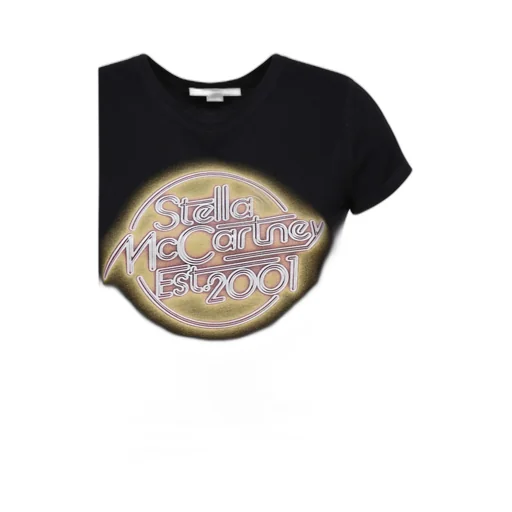 Stella Mccartney Logo Printed Crewneck T-Shirt