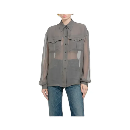 Saint Laurent Buttoned Long-Sleeved Shirt