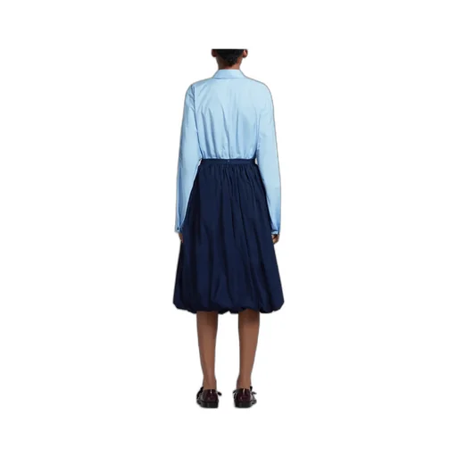 Marni Gathered-Detailed High-Waisted Midi Skirt