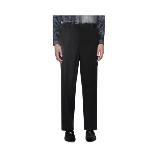 Versace Mid-Rise Wide-Leg Trousers