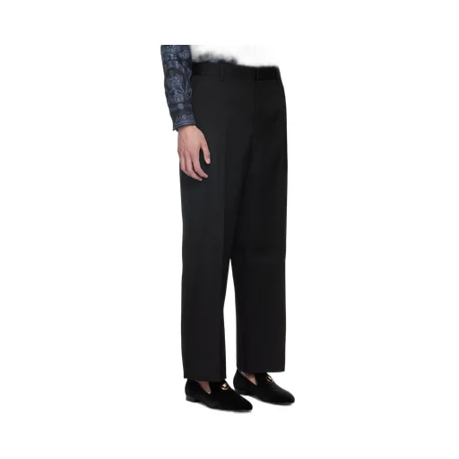 Versace Mid-Rise Wide-Leg Trousers