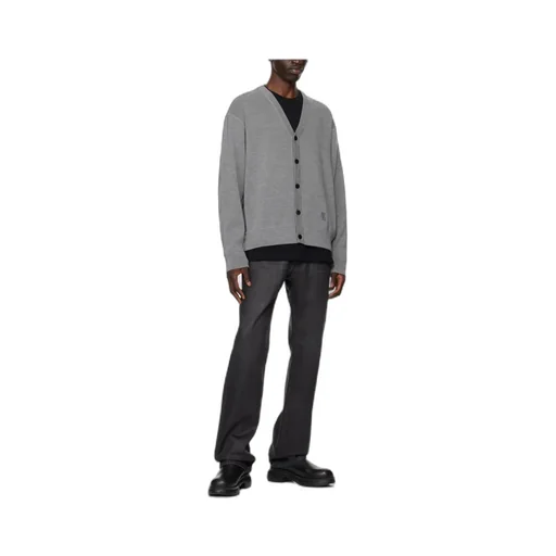 Y-Neck Knitted Cardigan