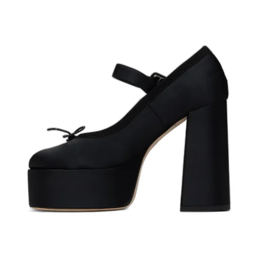 Heart Toe Platform Pumps