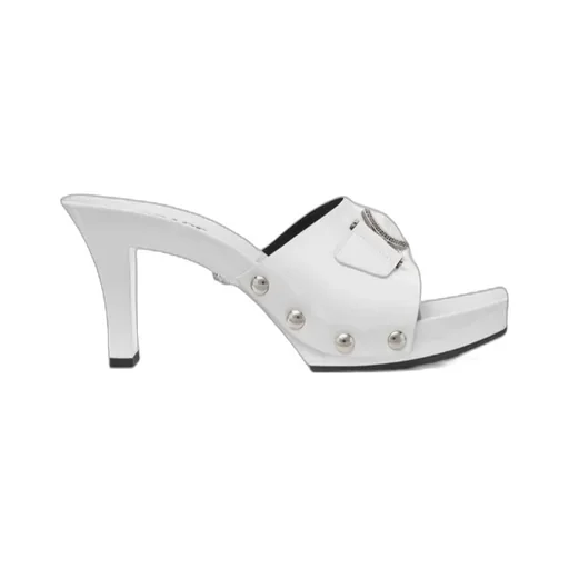 Versace Medusa Head Open-Toe Mules
