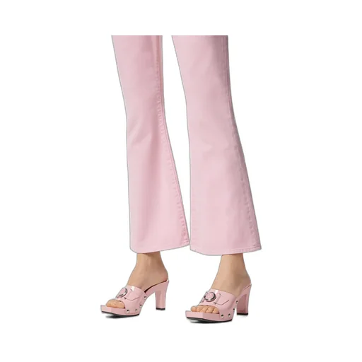 Medusa Head Leather Mules