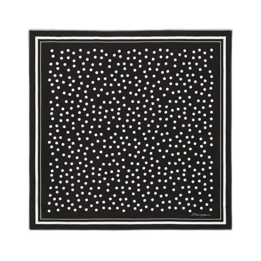 Dolce & Gabbana Polka Dot Printed Scarf