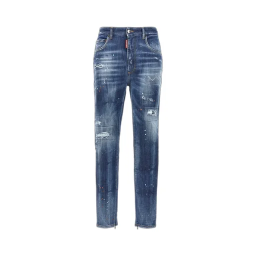 Dsquared2 Distressed Tapered Jeans