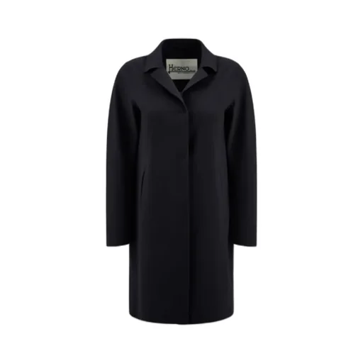 Herno Single-Breasted Long-Sleeved Coat