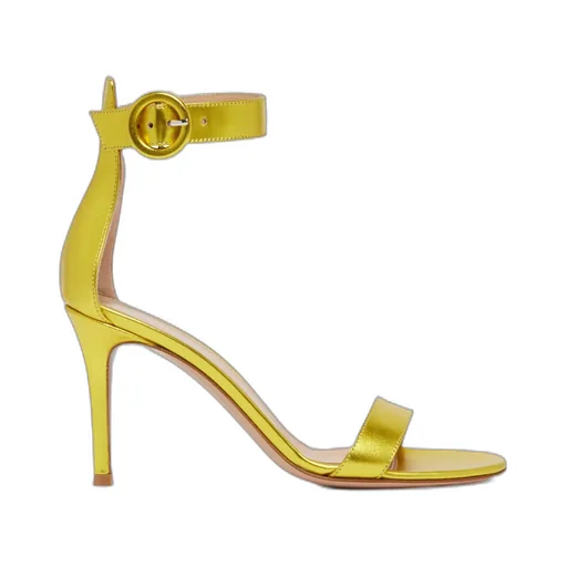 Round-Headed High-Heeled Sandals