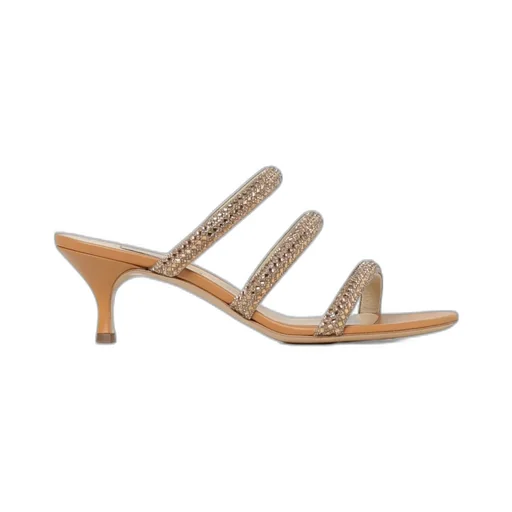 Casadei Embellished Slip-On Sandals