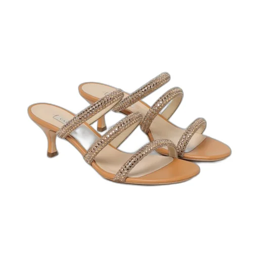 Casadei Embellished Slip-On Sandals