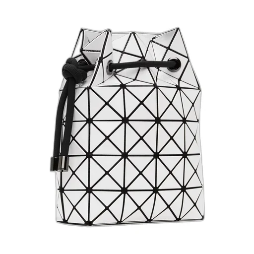 Bao Bao Issey Miyake Geometric-Panelled Drawstring Bucket Bag