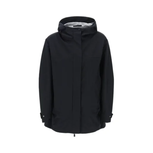 Herno Straight Hem Hooded Jacket