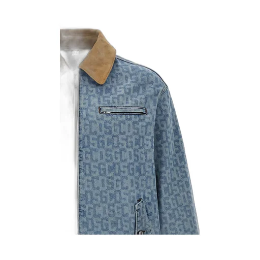 Gcds Monogram Denim Harrington Jacket