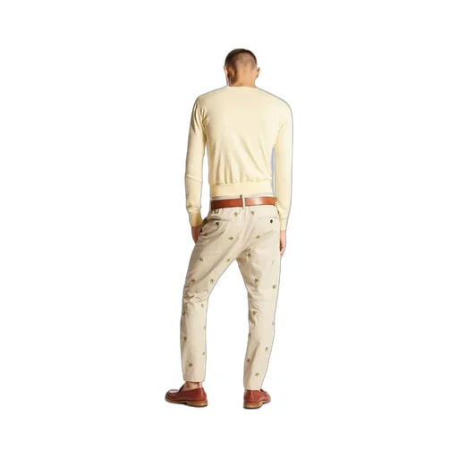 Dsquared2 Fruit Embroidered Chino Pants