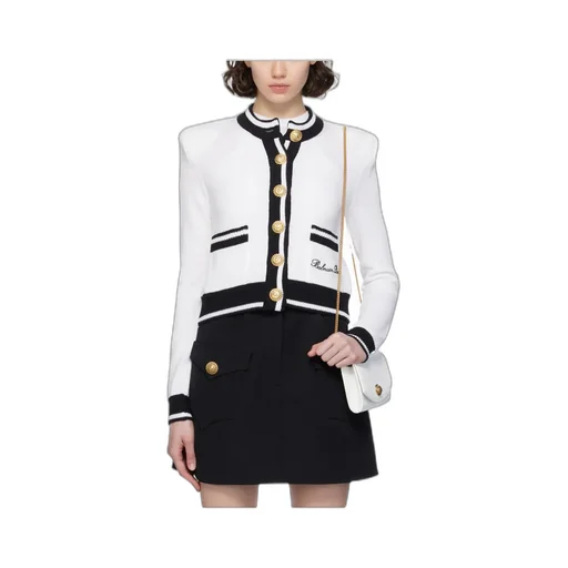 Long-Sleeved Knitted Cardigan