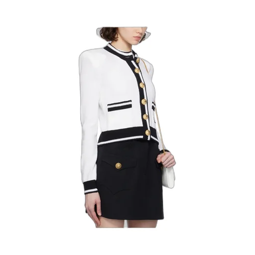 Long-Sleeved Knitted Cardigan