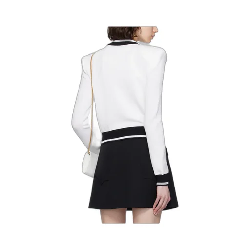 Long-Sleeved Knitted Cardigan