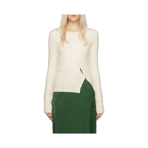 La Maille Pau Long-Sleeved Knitted Cardigan