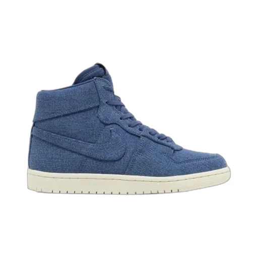 Denim High-Top Sneakers