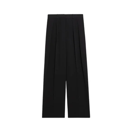 High Waist And Wide Legs Casual Trousers