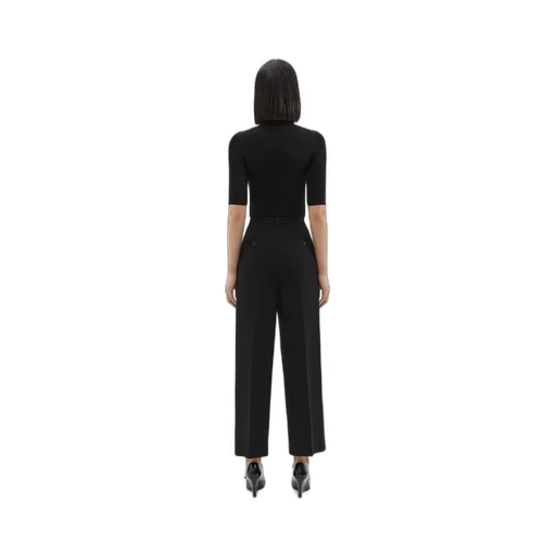 High Waist And Wide Legs Casual Trousers