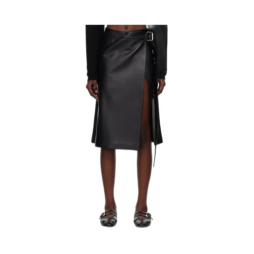 Buckle-Wrapped Skirt