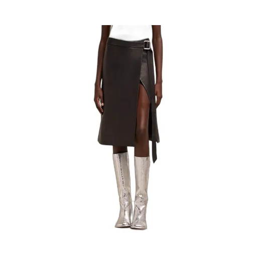 Buckle-Wrapped Skirt