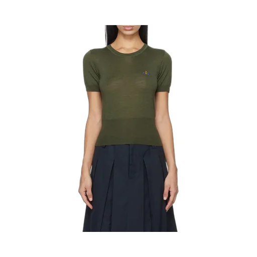 Vivienne Westwood Orb-Embroidered Knit Top