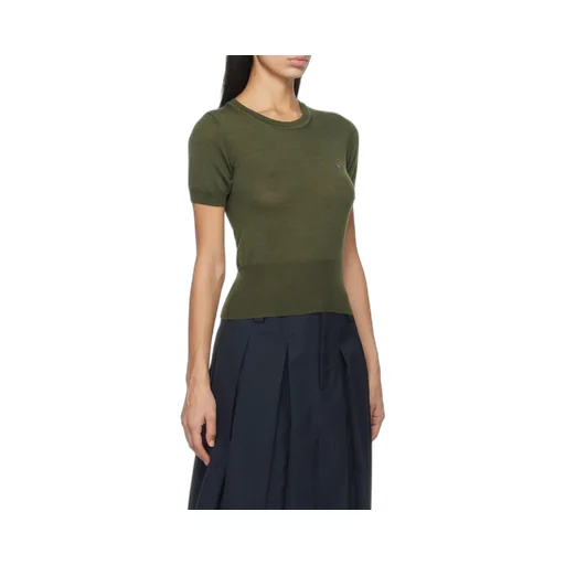 Vivienne Westwood Orb-Embroidered Knit Top