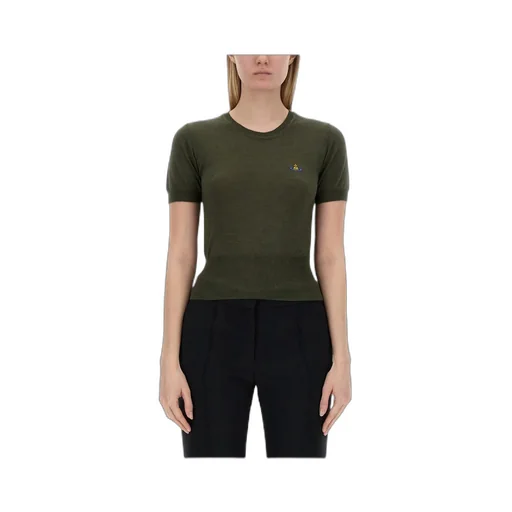 Vivienne Westwood Orb-Embroidered Knit Top