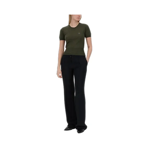 Vivienne Westwood Orb-Embroidered Knit Top
