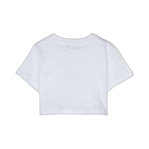 Logo-Print Cropped T-Shirt